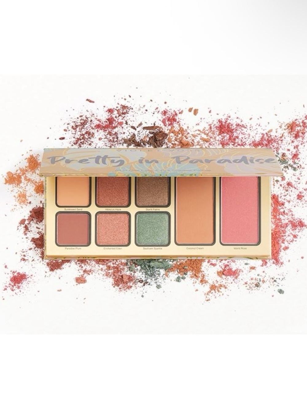 Violet Voss Pretty in Paradise All in One Face & Eyeshadow Palette NEW